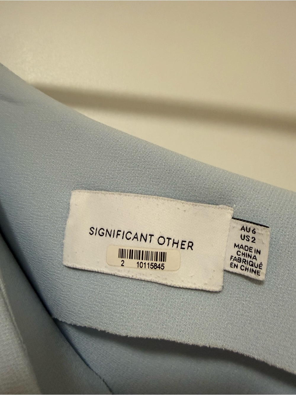 Asymmetric One-Shoulder Light Blue Evening Dress - Picture 6 of 7